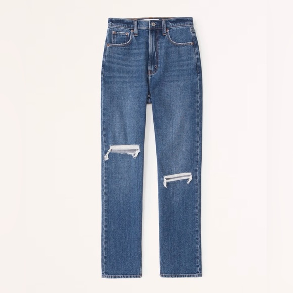 Petite Ultra High Rise Ankle Straight Jean petite (short) - Picture 1 of 9